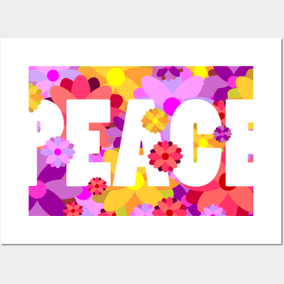 Flower Peace Posters and Art